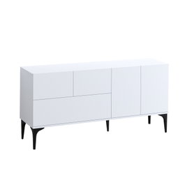 Hanah Home Glise - Dec0023 Consola Blanco y Negro